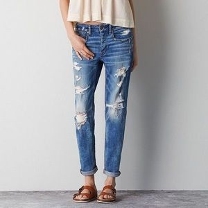 AE Boyfriend Destroyed Denim